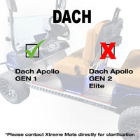 Xtreme Floor Mat Set, Dach Apollo, Black-GCM173