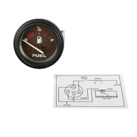 KIT, RELIANCE FUEL SENDER AND METER, BLK