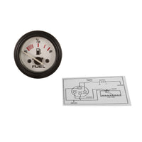 KIT, RELIANCE FUEL SENDER AND METER, WHT