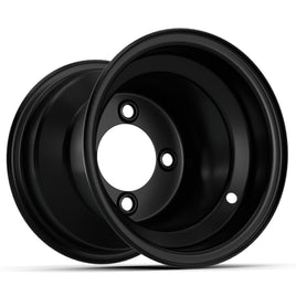 WHEEL, 8X7 STEEL MATTE BLACK, 2+5