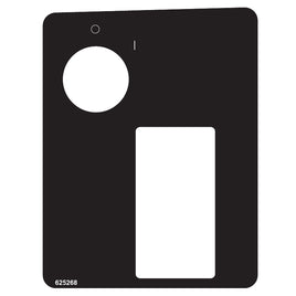 DECAL,COMP,CTR,KEY SW,ON-OFF,SOC