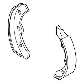 BRAKE SHOE SET (SEE TEXT)