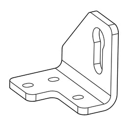 BRACKET, BATTERY TRAY STOP-BLACK