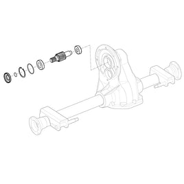 INPUT GEAR KIT,48V AXLE (TITAN)