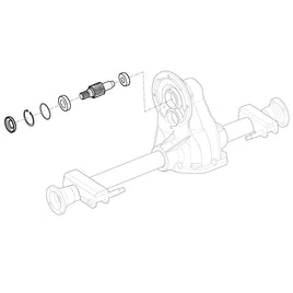 INPUT GEAR KIT,36V AXLE (TITAN)