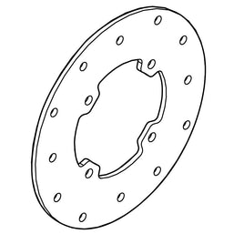 Cross Drilled Rotor