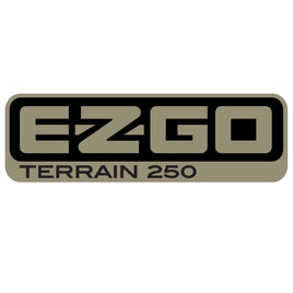 DECAL,E-Z-GO LOGO,TERRAIN 250