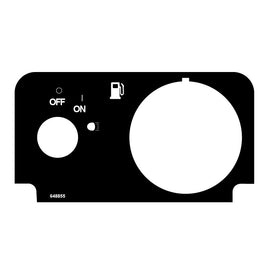 DECAL, CONSOLE, LIGHTS, FUEL