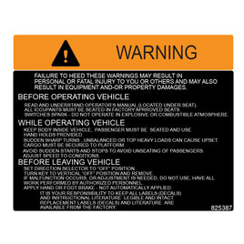 DECAL, WARNING