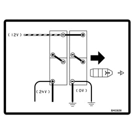 DECAL, BATTERY WIRING