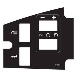 DECAL, LH DASH CRUISE