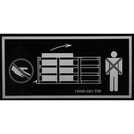 DECAL-WARNING-BED LATCH