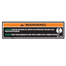 Warning Decal