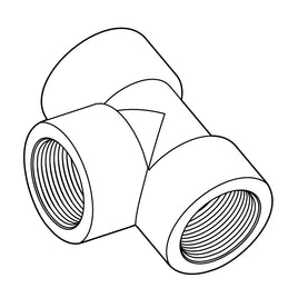 TEE, 1-1/4 FNPT