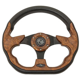 STEERING WHEEL, 12.5 QC-5156F WOODGRAIN