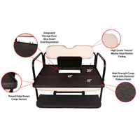 GTW MACH3 Rear Flip Seat CC Precedent, Tempo, Onward - Gray