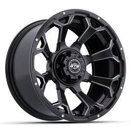 WHEEL, RAVEN 14X7 MATTE BLACK/BALL MILL