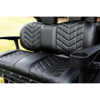 REAR SEAT CUSHIONS, AVIATOR G250/G300 BLACK