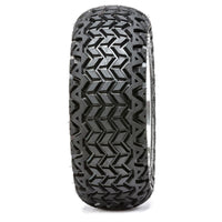 14” GTW Element Matte Black Golf Cart Wheels with 23” Predator A/T Tires – Set of 4