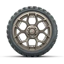 15" MadJax® Flow Form Evolution Matte Bronze Wheels with GTW® Nomad Off Road Tires (LIFT REQ)