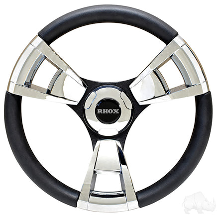 ACC-SW152-EZ - Fontana Steering Wheel, Chrome, E-Z-Go Hub