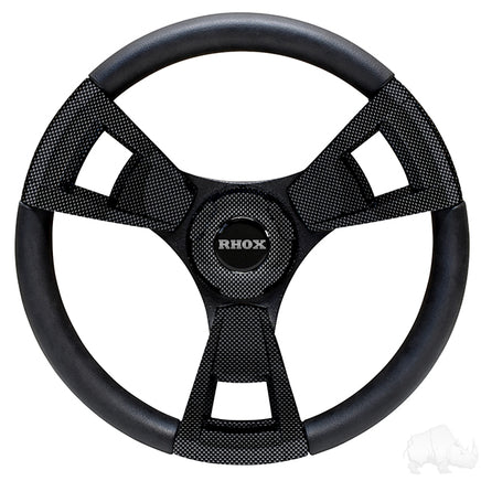 ACC-SW154-EZ - Fontana Steering Wheel, Carbon Fiber, E-Z-Go Hub