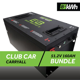 51V 160AH BATTERY BUNDLE / CLUB CAR CARRYALL