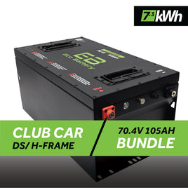 70V 105AH BATTERY BUNDLE / CLUB CAR DS / H-FRAME