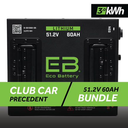 51V 60AH BATTERY BUNDLE / CLUB CAR PRECEDENT/ONWARD/TEMPO