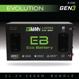 51V 160AH BATTERY BUNDLE / EVOLUTION (9-PIN HARNESS)