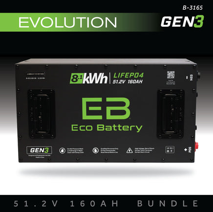 51V 160AH BATTERY BUNDLE / EVOLUTION (9-PIN HARNESS)
