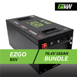 70V 105AH BATTERY BUNDLE / EZGO RXV