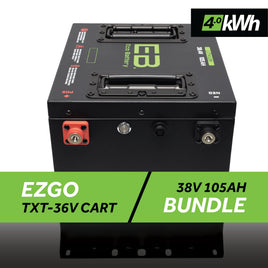 38V 105AH BATTERY BUNDLE / EZGO TXT