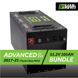 51V 105AH SKINNY BATTERY BUNDLE / ADVANCED EV EV1 / 2017-21 (TOYOTA NEOS MCU)