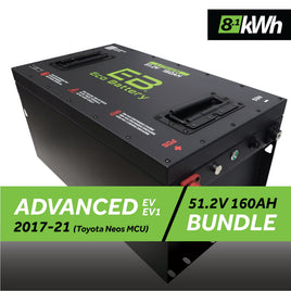 51V 160AH BATTERY BUNDLE / ADVANCED EV EV1 / 2017-21 (TOYOTA NEOS MCU)