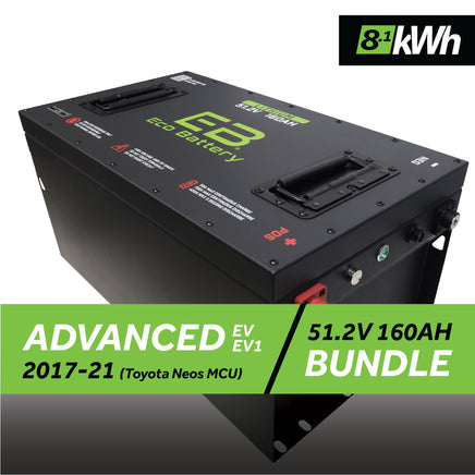51V 160AH BATTERY BUNDLE / ADVANCED EV EV1 / 2017-21 (TOYOTA NEOS MCU)