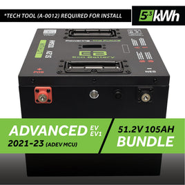51V 105AH THRU-HOLE BATTERY BUNDLE / ADVANCED EV EV1 / 2021-23 (ADEV MCU)