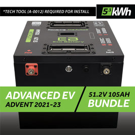 51V 105AH THRU-HOLE BATTERY BUNDLE / ADVANCED EV ADVENT / 2022-24