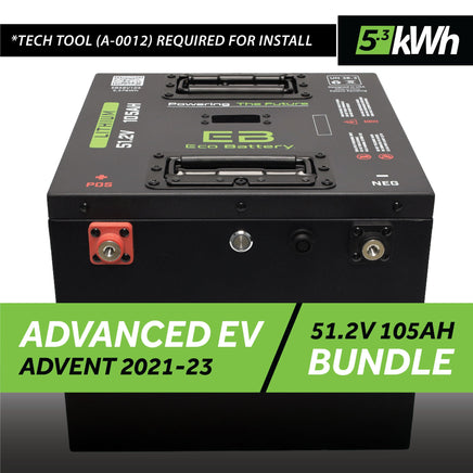 51V 105AH THRU-HOLE BATTERY BUNDLE / ADVANCED EV ADVENT / 2022-24
