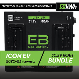 51V 60AH BATTERY BUNDLE / ICON EV / 2021-23 (ICON MCU)