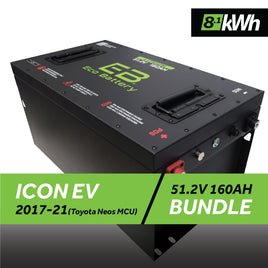 51V 160AH BATTERY BUNDLE / ICON EV / 2017-21 (TOYOTA NEOS MCU)