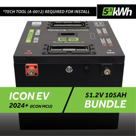 51V 105AH THRU-HOLE BATTERY BUNDLE / ICON EV / 2024+ (ICON MCU)
