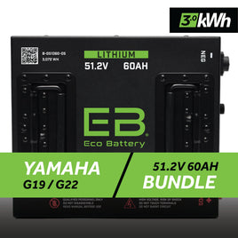 51V 60AH BATTERY BUNDLE / YAMAHA G19/G22