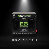 Yamaha G1-G16 (36V) Eco Lithium 38V 105Ah GEN3 Battery Bundle - Cube