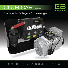 EB POWER AC KIT / 600A + 5KW / CLUB CAR TRANSPORTER/VILLAGER / 6 PASSENGER
