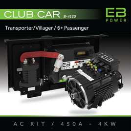 EB POWER AC KIT / 450A + 4KW / CLUB CAR TRANSPORTER/VILLAGER / 6 PASSENGER