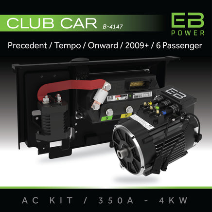 EB POWER AC KIT / 350A + 4KW / CLUB CAR PRECEDENT / 2009+ / 6 PASSENGER