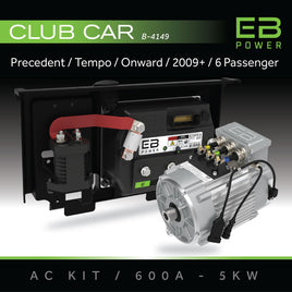 EB POWER AC KIT / 600A + 5KW / CLUB CAR PRECEDENT / 2009+ / 6 PASSENGER