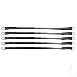 BAT-1001 - Battery Cable SET, Includes (5) 12" 6 gauge, Club Car 36V 81+, Yamaha G2/G8/G9 36V 85-94