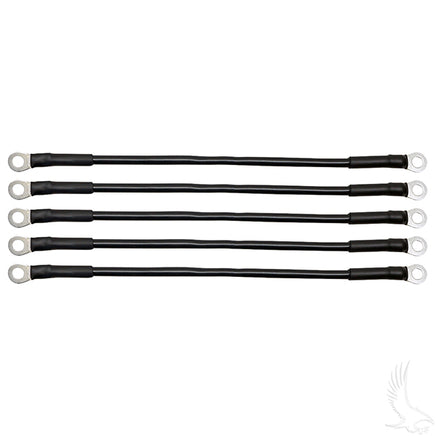 BAT-1001 - Battery Cable SET, Includes (5) 12" 6 gauge, Club Car 36V 81+, Yamaha G2/G8/G9 36V 85-94